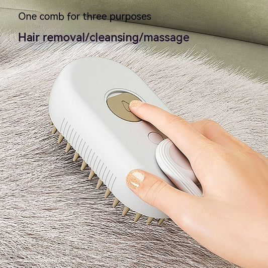 Brush Steamy for Dog & Cat Brush 3 In 1 Electric Spray Cat Hair Brushes For Massage Pet Grooming Comb Hair Removal Combs Pet Products